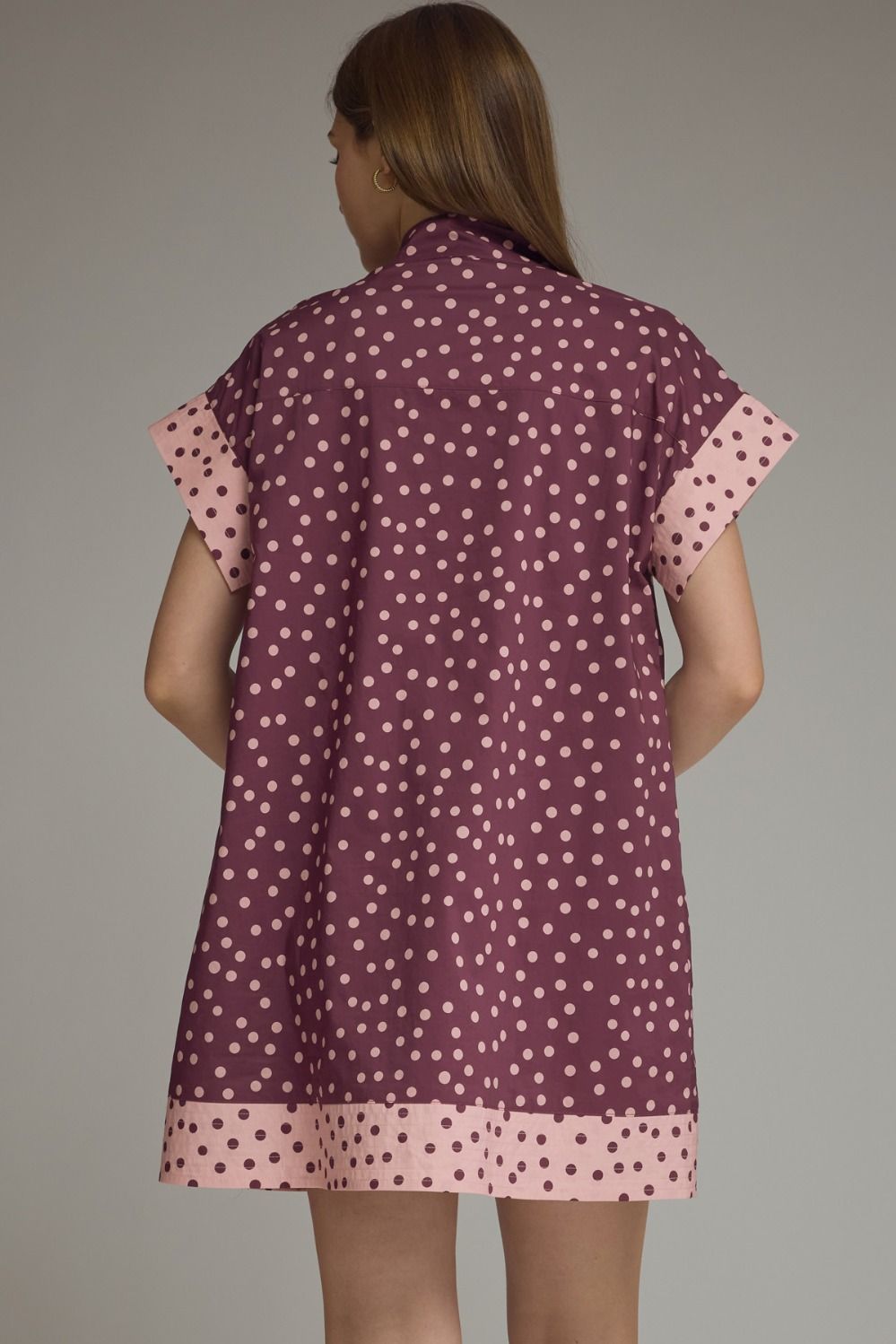 Plum Pretty Polka Dot Dress