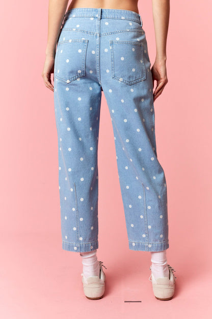 Polka Party Denim Jeans