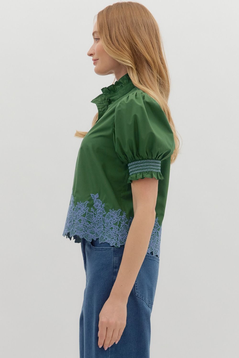 The Hunter Green Ivy Edge Top