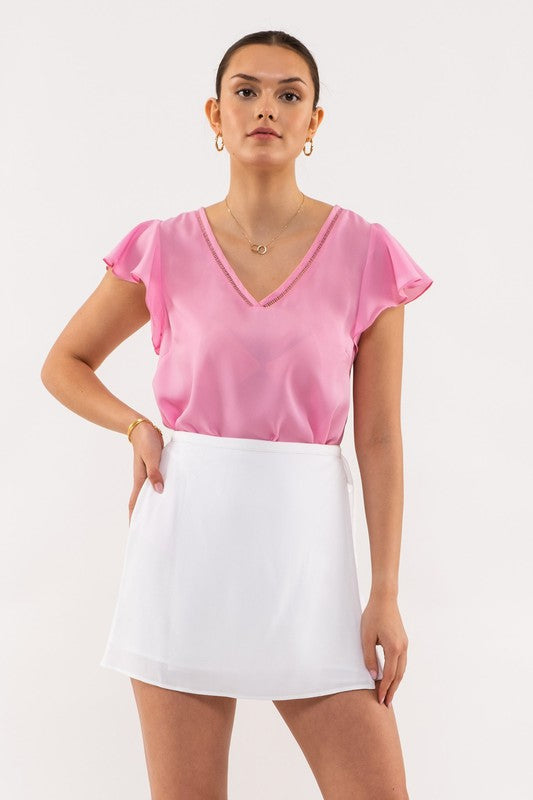 Not So Basic Blouse - Pink