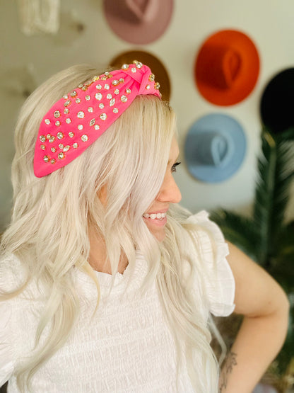 Glam Headband - Hot Pink