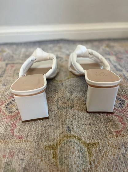 Amaree Knotted White Heel