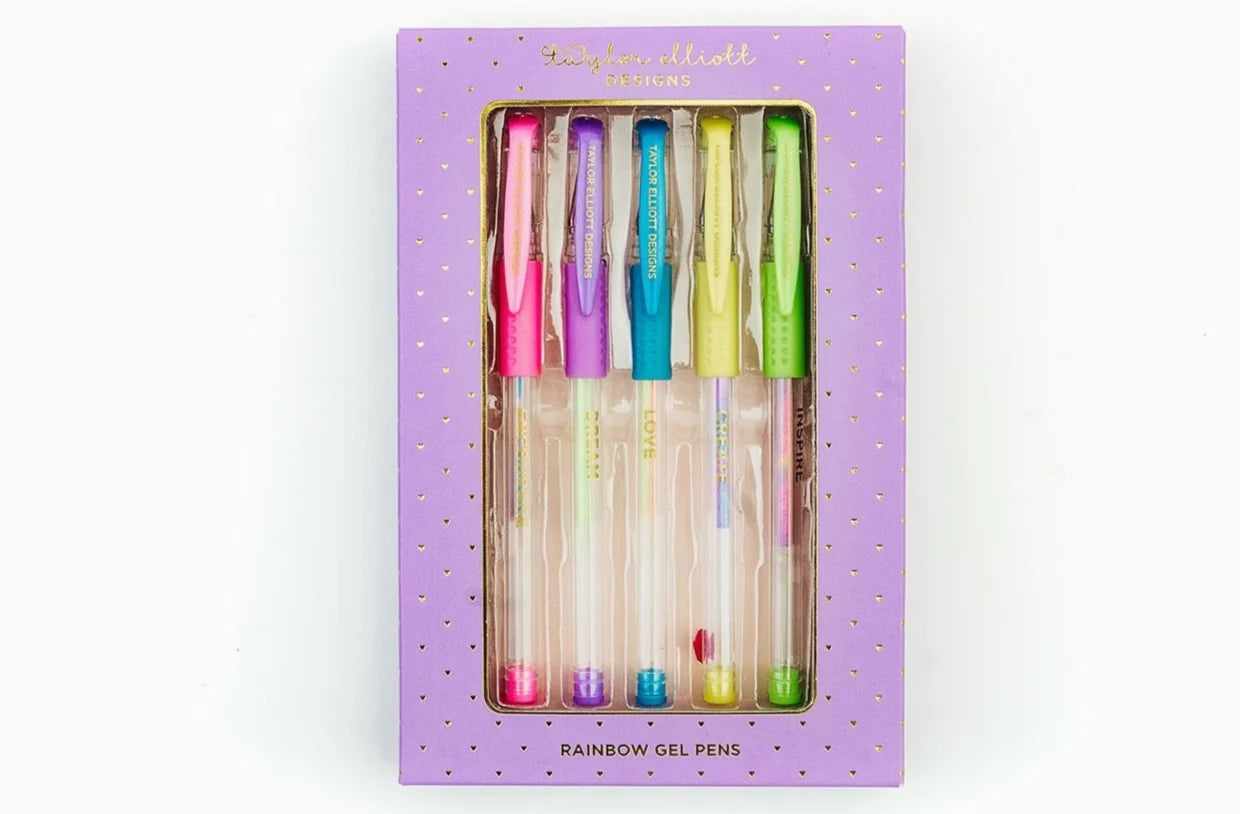Rainbow 🌈 Gel 5 Piece Pen Set
