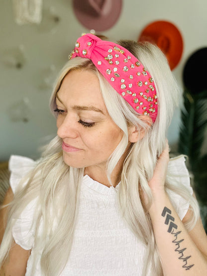 Glam Headband - Hot Pink